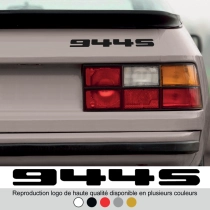 Sticker - logo Porsche 944s - 5 couleurs - Haute résistance