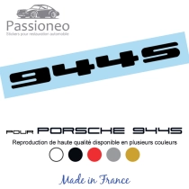 Sticker - logo Porsche 944s - 5 couleurs - Haute résistance