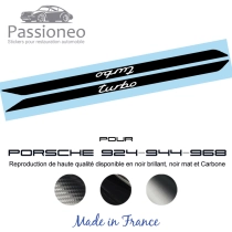 Sticker - Seuils de porte pour Porsche 924 - 944 - 968 - Version TURBO