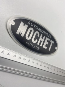 Mochet Automobiles Sticker Reproduction 6x12cm