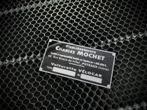 Plaque constructeur Mochet Voiturette Vélocar AV 1950