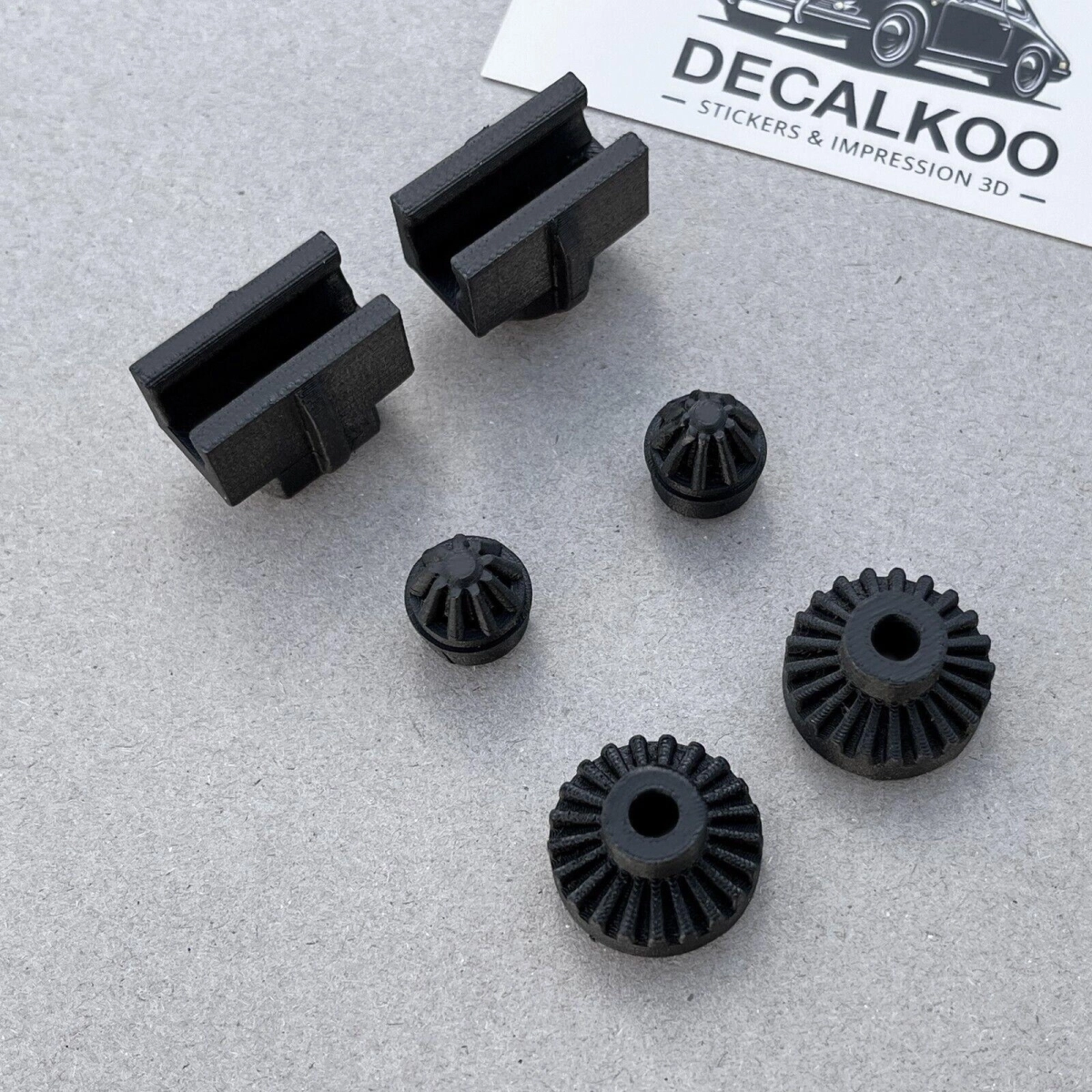Kit réparation phare A3/S3 8I & VW Polo – 4 engrenages + 2 supports Kit réparation phare A3/S3 8I & VW Polo – 4 engrenages + 2 supports
