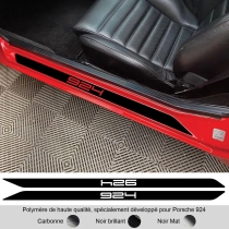 Sticker "924" Porsche 924 – Vinyl Door Sills – 3 Colors – Pair