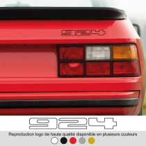 Sticker - Porsche 924 logo outline – 5 colors – High durability