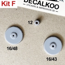 Kit F – Odometer Gears for AUDI, BMW E30, MERCEDES | VDO & Motometer