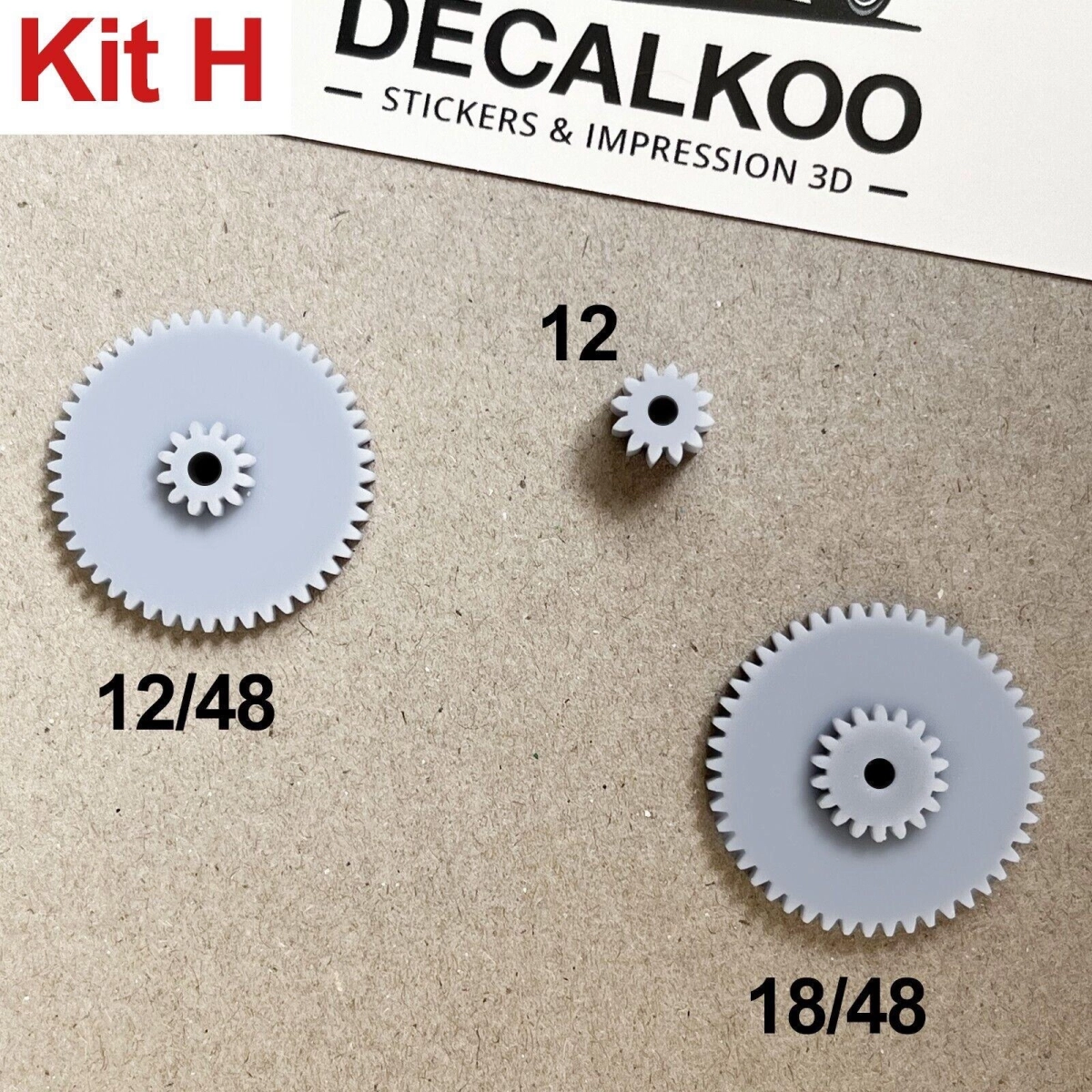 Kit H – Engranaje para Cuentakilómetros AUDI, BMW E30, MERCEDES, VOLVO (VDO & MotoMeter)