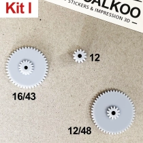 Kit I – Engranaje para Cuentakilómetros AUDI, BMW E30, MERCEDES, VOLVO (VDO & MotoMeter)