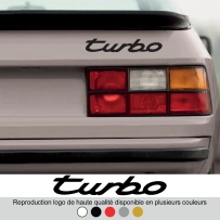 Porsche 944 Turbo Logo Sticker – High Durability – 5 Colors