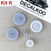 Kit K – Engrenages compteur VDO/Motometer Mercedes W126, R107, W198