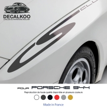 Sticker Club Sport Porsche 944 – Aile Avant – 6 Couleurs | Decalkoo
