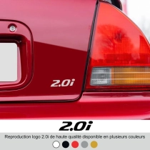 Sticker - logo 2.0i pour Honda Prelude - 5 couleurs - Haute résistance