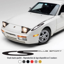 Sticker Club Sport Porsche 944 – Aile Avant – 6 Couleurs | Decalkoo