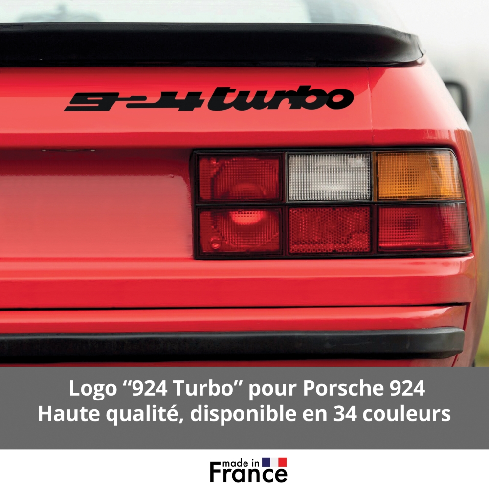 Adesivo logo Porsche 924 Turbo – Prima Generazione Adesivo logo Porsche 924 Turbo – Prima Generazione
