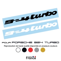 Adesivo logo Porsche 924 Turbo – Prima Generazione