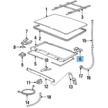 Coulisses Toit Ouvrant Porsche 944 / 924 / 968 – Gauche + Droite