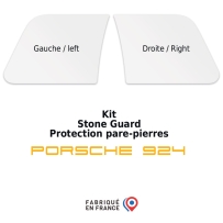 Kit Pare-pierres Porsche 924 – Transparent 2 pièces