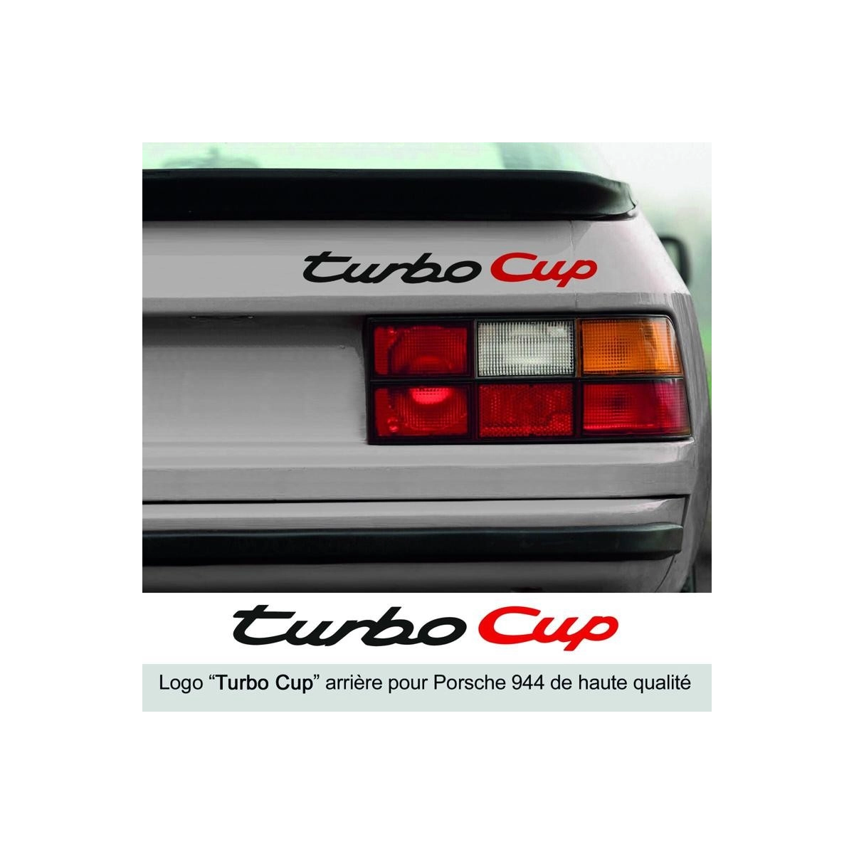 Sticker - logo Porsche 944 Turbo Cup - 5 couleurs - Haute résistance