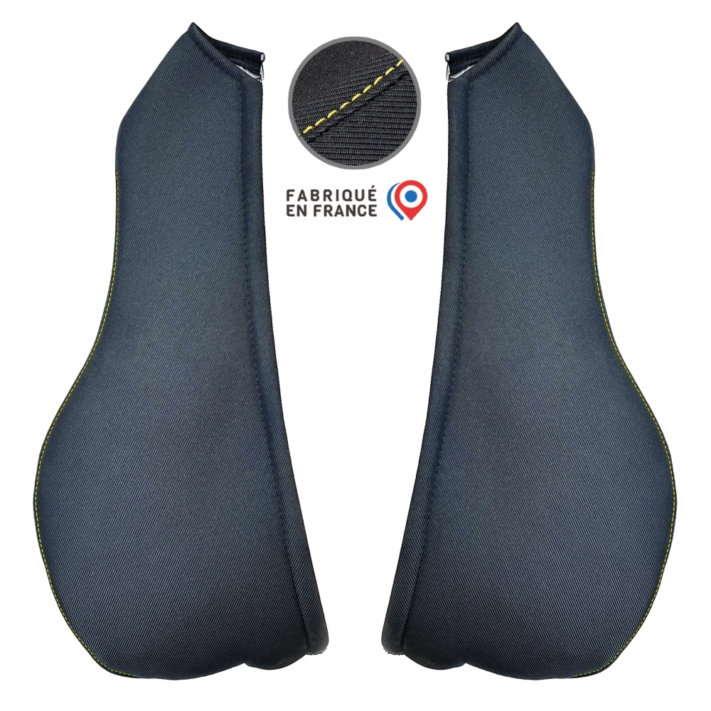 Housses Recaro Golf 3 GTI VR6 – Surpiqûres jaunes – Kit 2 pièces Housses Recaro Golf 3 GTI VR6 – Surpiqûres jaunes – Kit 2 pièces