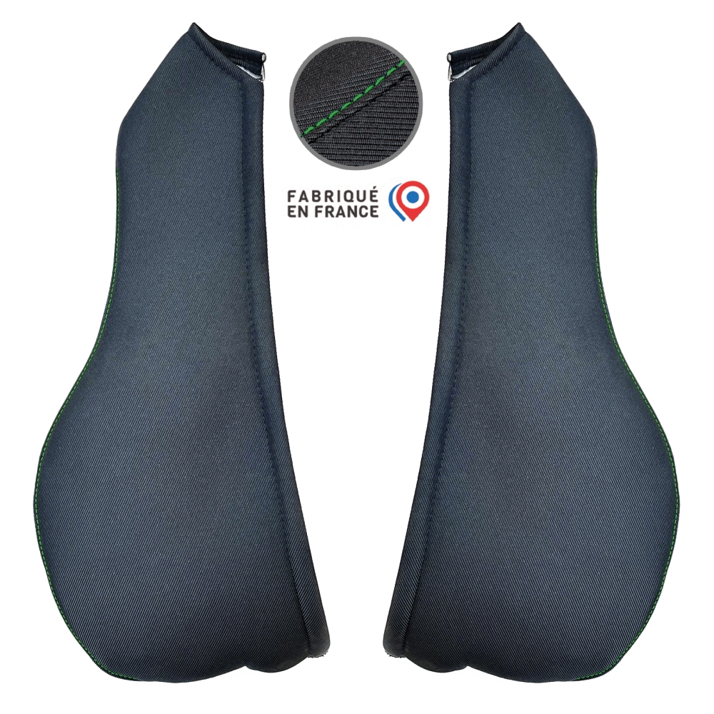 Housses Recaro Golf 3 GTI VR6 – Surpiqûres vertes – Kit 2 pièces Housses Recaro Golf 3 GTI VR6 – Surpiqûres vertes – Kit 2 pièces
