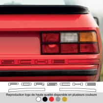 Bandeau arrière Porsche 924 / 944 complet - 5 couleurs - Haute résistance