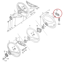 Centre de Volant Golf I GTI 16S – Réf 171419669 Complet