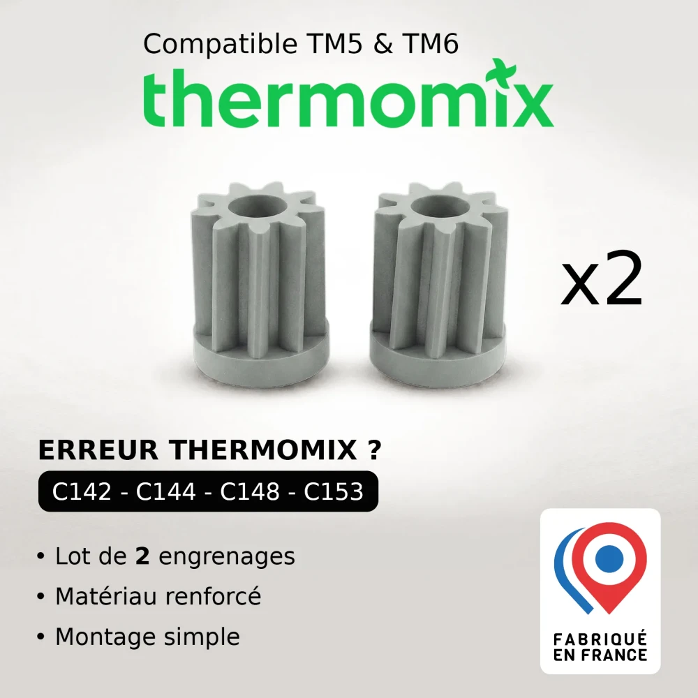 Ingranaggi Thermomix TM5 – Set di 2 – Made in France