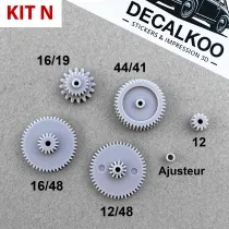 Kit complet engrenages compteur BMW E30 VDO km/h – Kit N