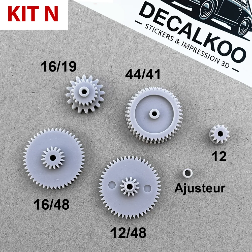 Kit completo engranajes velocímetro BMW E30 VDO km/h – Kit N