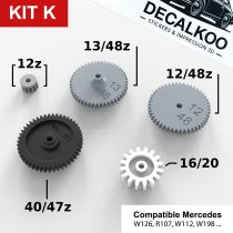 Kit K – Speedometer Gears for Mercedes W126 R107 W112 W198 (VDO & Motometer)