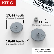 Kit G – Odometer Gears for AUDI, BMW E30, MERCEDES | Precision & Durability