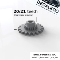 20x21 Reparatur-Zahnrad für Tacho – Porsche, BMW, Lamborghini
