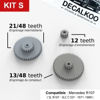 [Kit S] Engrenages Compteur Mercedes R107 C107 SL SLC