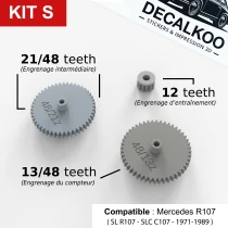 [Kit S] Ingranaggi Contachilometri Mercedes SL R107 & C107