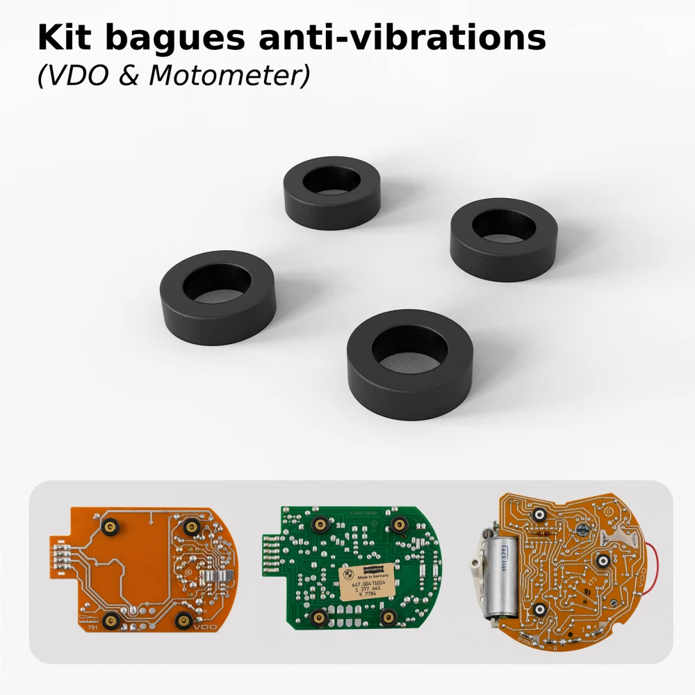 Kit 4 boccole antivibrazione quadro VDO MotoMeter