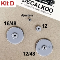 Kit engrenages de compteur pour BMW E30/E24/E28, Mercedes W124/W126/R107 - Kit D