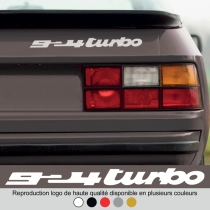 Logo - Porsche 924 Turbo 1ère Génération - Haute qualité - 5 couleurs