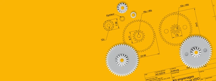 Kit engrenage pour compteur VDO et Motometer